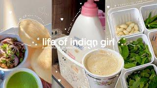 Day in my life  | aesthetic vlog Indian | life in India | cooking, organising, mini garden tour