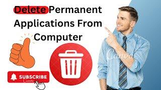 Delete Permanent Applications From Computer |Soni Tech|