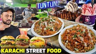 Eating TunTuna | Chinese Food on MotorBike || DAIRY FEAST LIVE ICE CREAM | Pakistan Street Food