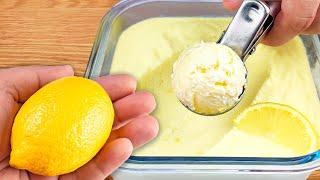 This Lemon Ice Cream Has Become A Real Hit! The Easiest No-Fuss Recipe Ever!