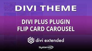 Divi Theme Flip Card Carousel With Divi Plus 