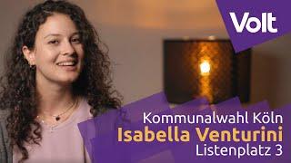 Volt Köln Kommunalwahl 2020 - Isabella Venturini für den Stadtrat! #VoteVolt