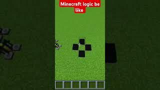 Minecraft logic be like #minecraft #trendingshorts #viralshorts #viralvideo #gaming #logic