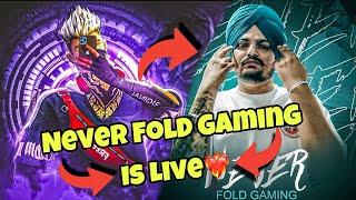 Free Fire Max Live With Never Fold Gaming || Road To 500K||Booyah️‍ #freefirelive  #shortsfeed