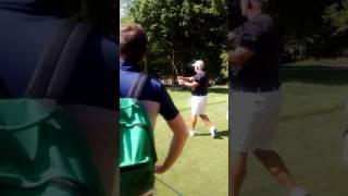 Darren Clarke Golf Swing at BMW PGA Championship Pro Am 2017