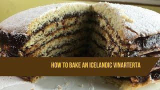 How to bake a 7 layer Icelandic vinarterta  cake.