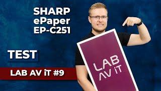 NOWOŚĆ: Wyświetlacz ePaper w kolorze i wysokiej rozdzielczości | Test Sharp EP-C251 | LAB AV iT #9