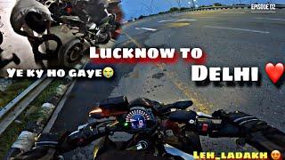 Lucknow to Delhi episode 02️ Leh Ladakh ride #ladakh #Ladakh trip #raniganj #viralvideo #top