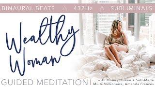 BEST Guided Meditation to Manifest Money for Women  Affirmations  Binaural Beats  Subliminals