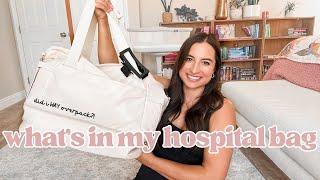 WHAT'S IN MY HOSPITAL BAG for labor & delivery, baby, & dad! *top recommended items*