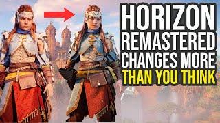 Horizon Zero Dawn Remastered Changes More Than You Think...