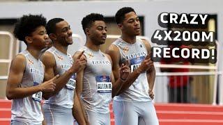 Flashback: Bullis Clocks INSANE Boys 4x200m National Record At 2018 VA Showcase