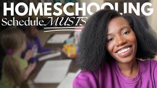 3 Essential Keys for Kindergarten/First Grade Schedule || Homeschool Schedule for kindergarten & 1st