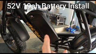 Dual Battery Install 52v 19ah Fusion Battery Combiner Ariel Rider D Class