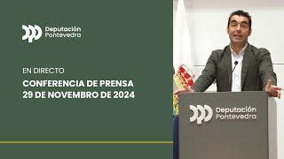  Conferencia de prensa do 29 de novembro de 2024