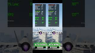 RTX 5080 vs RTX 4090 #gta #rtx5080 #rtx4090