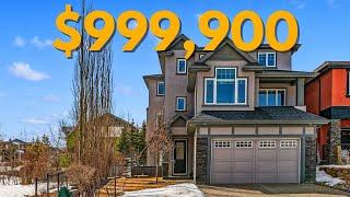 Inside a BRIGHT & UNIQUE $999,900 Home in Calgary's Rocky Ridge!