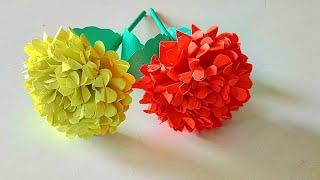 Very easy and beautiful flowers making with papers| Flower Craft|#paperflowers| Paper crafts