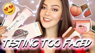 AVERAGE GIRL TRIES TOO FACED - FULL FACE FIRST IMPRESSIONS | LUCY WOOD