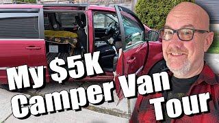 Chrysler Town & Country “No Build” Minivan Camper | Van Tour / Van Life