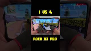 Poco x3 pro free fire 3 finger handcam gameplay first impressions SD860processor 120hz 360hz display