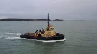 LNGC Marvel Eagle arriving at Milford Haven - 23-02-20