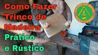 #Como #Fazer um #Trinco de #Madeira #Prático e #Rústico