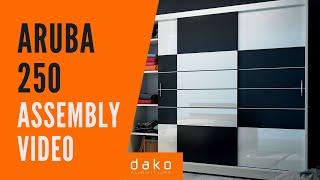 Wardrobe Assembly Video - DAKO FURNITURE - Aruba 250