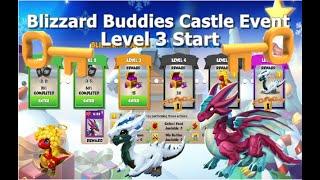 Blizzard Buddies Castle Event-Dragon Mania legends | Level 3 Start | DML