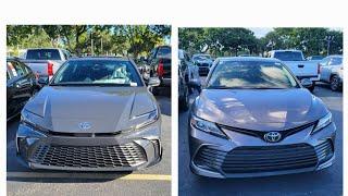 2025 Toyota Camry vs 2024 Toyota Camry - A side by side look of the differences and similarities