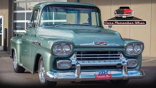 1958 Chevrolet 3100 Restomod FOR SALE - Big Window - ZZ Crate Engine - A/C