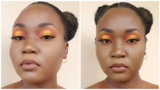 Sunset Inspired Tutorial || Full Glam