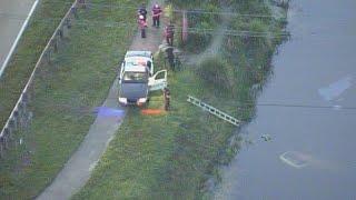 Driver in critical condition after car found in canal