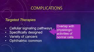 Complications of Current Oncologic Treatments by Arun Singh, MD