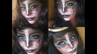 Egyptian cat makeup / maquillaje de gato egipcio