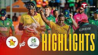 Highlights | Zimbabwe vs Ireland, 2nd T20I | Ireland tour of Zimbabwe, 2025 | T Sports