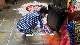 Ajay shinde rangoli