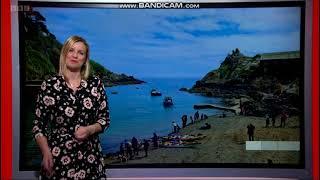 Emily Wood the weather presenter on BBC Spotlight