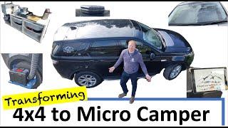 My simple modular car / micro camper tour - ExploreVan Mini.