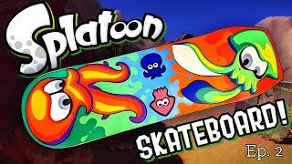 Making a Custom Splatoon Skateboard Deck for AGDQ - Part 2: The Art