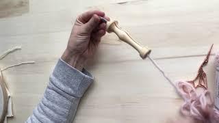 How to thread an Oxford Punch Needle Tool