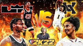 THE SON OF A KING! BRONNY JAMES VS MIKEY WILLIAMS ON NBA 2K22!