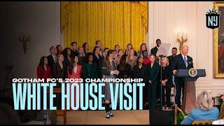 Gotham FC's 2023 NWSL Championship Team Honored by President Biden at the White House