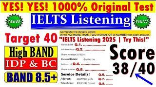 IELTS LISTENING PRACTICE TEST 2025 WITH ANSWERS | 10.05.2025