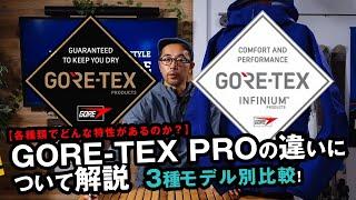 [English Subtitles][Gore-Tex Pro] Review the differences in functions divided into 3 types!