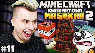 NEXE NIE POZBIERA SIĘ PO TYM PRANKU! Minecraft Kwadratowa Masakra #11