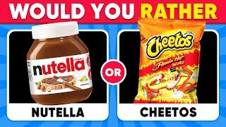 Would You Rather...? Savory  vs Sweet  Edition | Daily Quiz