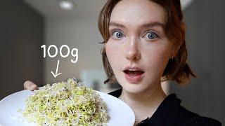 how I eat 100g of broccoli sprouts every day.