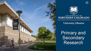 Primary and Secondary Research