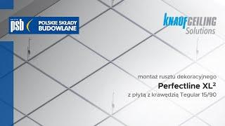 Montaż rusztu dekoracyjnego Perfectline XL2 z płytą z krawędzią Tegular 15/90